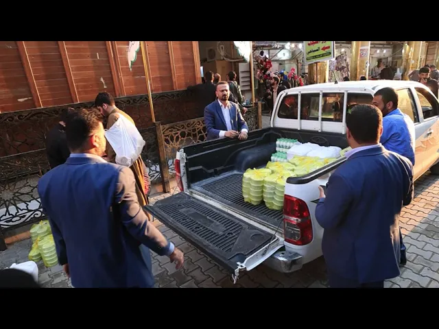 ⁣العتبة العلوية المقدسة توزيع وجبات الإفطار في أماكن متعددة من محافظة النجف الأشرف
