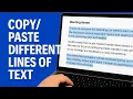 Save Time Copying and Pasting in Microsoft Word Copy Multiple Text Sections at Once with Spike