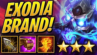 ⭐⭐⭐ 3 STAR EXODIA BRAND w/ 6 INFERNO! | Teamfight Tactics Set 2 | TFT | League of Legends Auto Chess