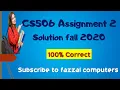 cs506 assignment 2 solution fall 2020
