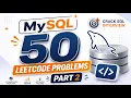 LeetCode SQL 50 Sheet Solve SQL Problems 11-20 MySQL Interview Questions Part 2
