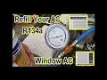 DIY - 5 AC Window Air Conditioner Refill with R134A