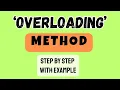 What is Function Or Method Overloading Method Overloading Function Overloading