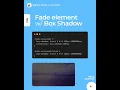 Fade element