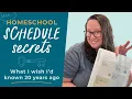 Homeschool Schedule Secrets What I Wish I d Known 20 Years Ago