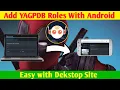 How to add YAGPDB xyz Discord Bot Self Assignable - Roles with Android Add YAGPDB Roles PC