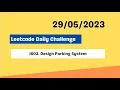 1603 Design Parking System