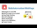 AutomaDesktopRPA Automate Browsers with Navigate URL Create Cookies and Run Javascript
