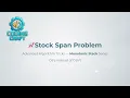 Stock Span Problem - Monotonic Stack O n where others fail