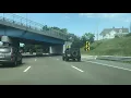 Driving from Providence Rhode Island to Boston Massachusetts