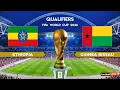 Download Lagu ETHIOPIA vs GUINEA BISSAU - FIFA World Cup 2026 Qualifiers | Full Match All Goals | Simulation PES
