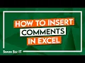 How to Insert Comments in Microsoft Excel