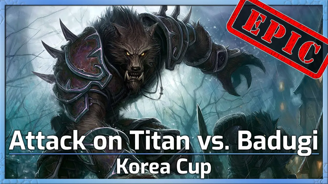 Korea Cup - Attack on Titan vs. Low Badugi - Heroes of the Storm