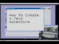 Commodore 16 BASIC Lesson 4 - Text Adventure Parser