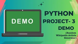 Python Project Live Code Source Code 2025 Random Wikipedia Article