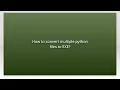 How to convert multiple python files to EXE