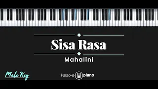 sisa rasa mahalini karaoke piano male key 