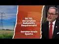 The Layout Expanding Generation Reliability Requirements with Sen Sparks - SB 715