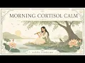 Morning Cortisol Calm 🌿 Raag Bhairavi Bansuri 432Hz for Stress Relief & Mental Clarity