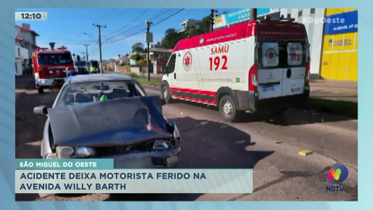 Acidentes de trânsito deixaram pessoas feridas na região no fim de semana