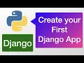 Create your first Django App