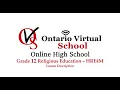 HRE4M - Grade 12 Religious Education