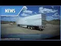 Download Lagu Sheriff's volunteer saves dog tied to moving truck trailer