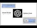 Visual Script to Python Code