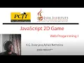 JavaScript 2D Game Development Java Institute K G Dulanjana Ashen Nethmina