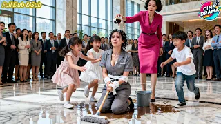 كانت عاملة نظافة فقيرة تعرضت للتنمر وأنقذها أبناء ثلاثة رؤساء تنفيذيين ثم ص دمت عندما علمت أنها 