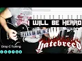 Download Lagu Hatebreed - I Will Be Heard |Guitar Cover| |Tabs|