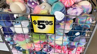Five Below Squishmallows Event Purple Mushroom Blue bearded Dragon Axolotl release
