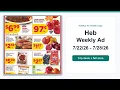 Heb Weekly Ad 26 - 26 Top 10 Deals