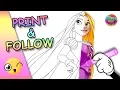 COLORING BOOK PAGES TO PRINT RAPUNZEL TANGLED