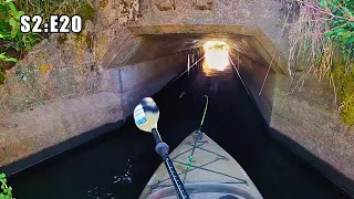 Kayaking a Hidden Railroad Tunnel to a PHENOMENAL Lake