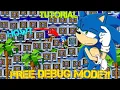 How To Get FREE Debug Mode CHEAT Code In Sonic 1 2 Mania