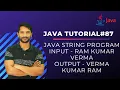 Reverse Each Word of String Java String Programming In Hindi