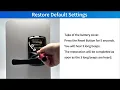 HL669 restore default setting demonstration