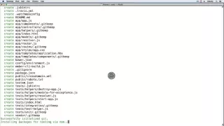 Using Ember-CLI To Generate A New App
