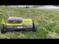 Ryobi One Battery Powered Dethatcher Review