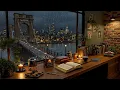Lagu Cozy Jazz Piano by the Rainy City Window 🌃 Soft Jazz Music for Study, Work \u0026 Creative Flow