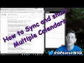 How to sync your school year calendars