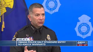 Omaha Police halt standard entry no-knock warrants following officer-involved shooting