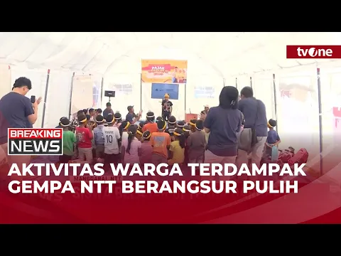 650 Jiwa Korban Gempa NTT Masih Mengungsi di Halaman SD Robo