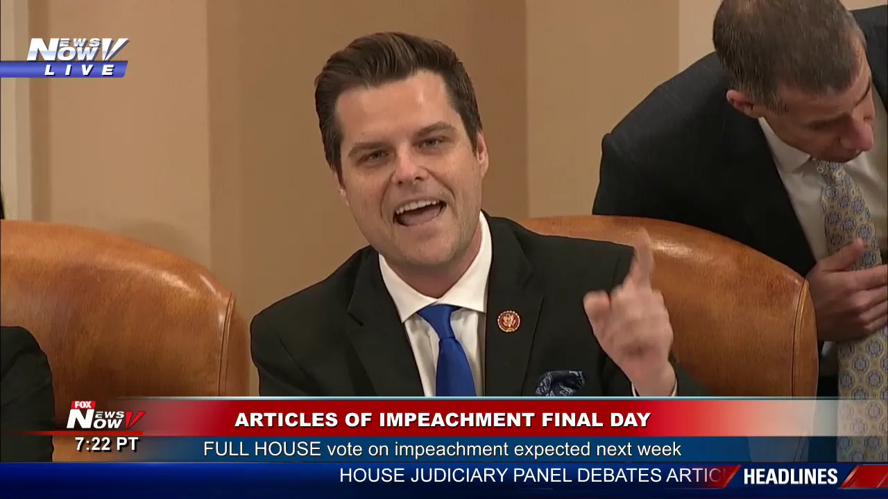 GOING AFTER HIM: Matt Gaetz Says President Trump Is The VICTIM and Democrats are the BULLY