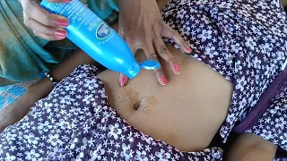 nabhi malish new vlog nabhi malish nabhi tel lagane ke fayde