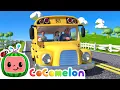 Lagu Wheels on the Bus! | @CoComelon | Kids Learn! | Nursery Rhymes | Sing Along