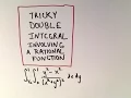 Tricky Double Integral of a Rational Function