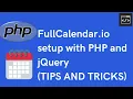 Adding a calendar to your website using Full calendar io - How To