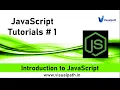 Introduction to JavaScript Part - 1 By Visualpath